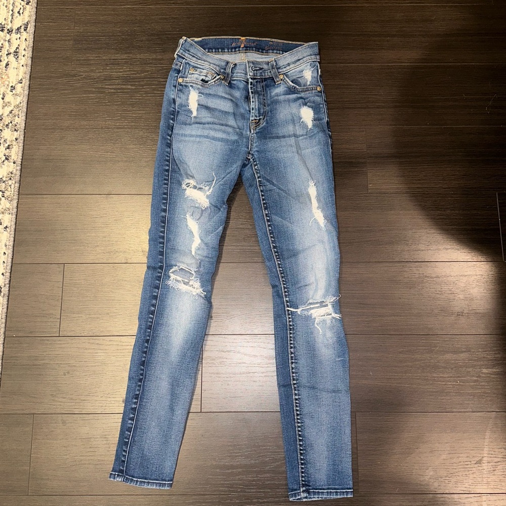 7 for all mankind skinny jeans
